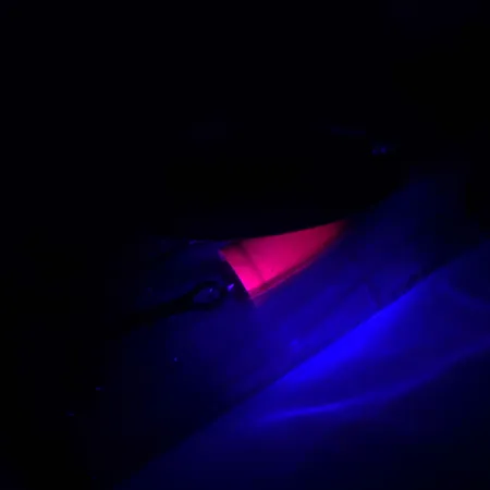 Blue Fox Super Vibrax 6 Fluo UV Cucchiaino, Argento, 18g, UV, #4327