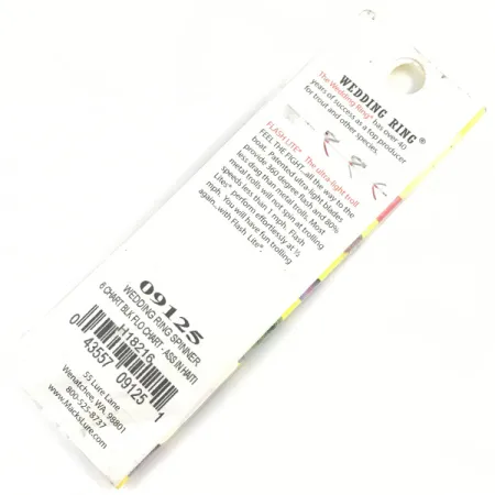 Esca Mack's Lure Wedding Ring, Verde/Nero, 2g, Anello di Cristallo, #4329