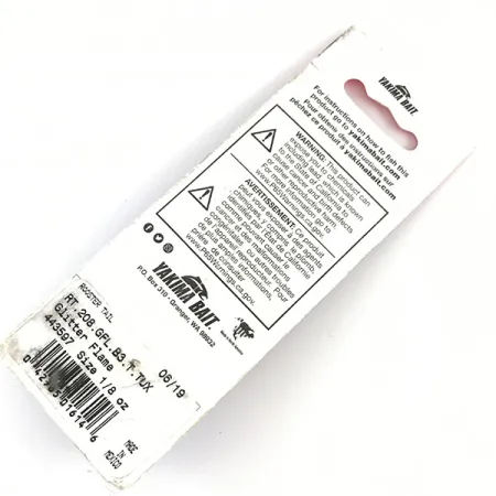 Yakima Bait Worden’s Original Rooster Tail Spinner, Oro/Arancio Fluo, 3,6g, Amo piumato, #4427