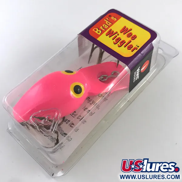 Brad’s Killer Wee Wiggler Deep-Diver, Pink, 8g, Rattle, #4354