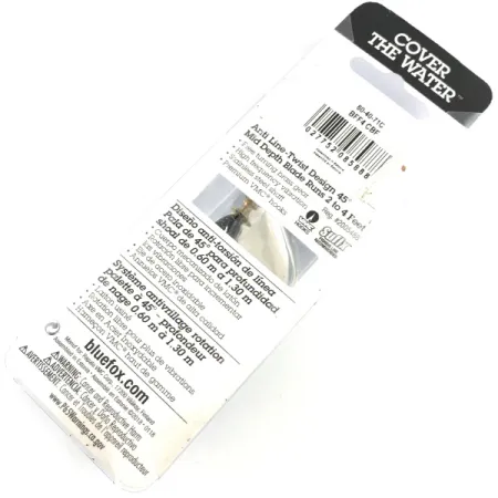 Blue Fox Super Vibrax 4 UV Cucchiaino, Nichel/Nero/Giallo, 10g, #4367