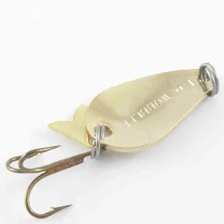 Acme K.O. Wobbler Ondulante, Oro / Arancione, 3.5g, Flipper Tail, #4397