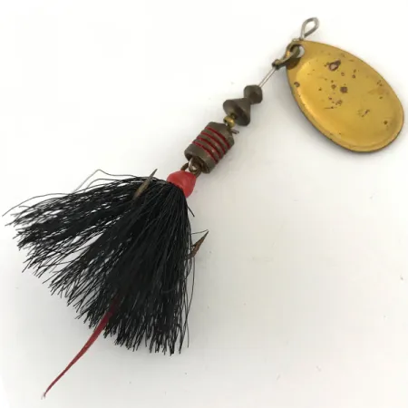 Mepps Aglia 2 Cucchiaino, Oro, 4.7g, Ancoretta Piumata, #4419