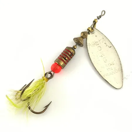 Mepps Aglia Long 2 Rotante, Argento / Glitter Oro, 7.4g, Willow, #4421