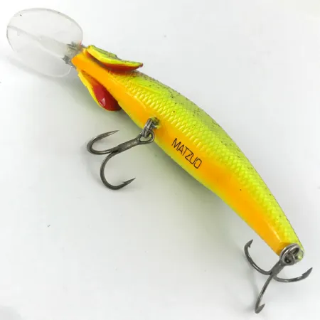 Matzuo Kinchou Minnow Minnow, Chartreuse / Viola, 9g, Branchie, #4458
