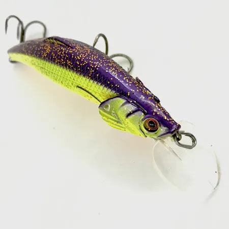 Matzuo Kinchou Minnow Minnow, Chartreuse / Viola, 9g, Branchie, #4458