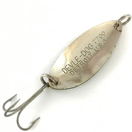 Dardevle Devle Dog 7700 Ondulante, Rana / Nickel, 14g, #4478