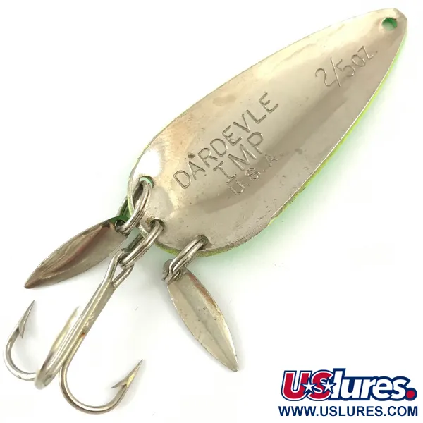 Eppinger Dardevle Imp Klicker UV Ondulante, Fluorescent Green UV, 11g, #4481