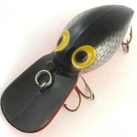 Storm Wiggle Wart Crankbait, Nero/Rosso/Grigio, 11g, Rattle, #4486