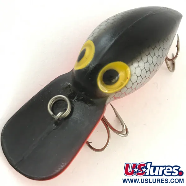 Storm Wiggle Wart Crankbait, Nero/Rosso/Grigio, 11g, Rattle, #4486