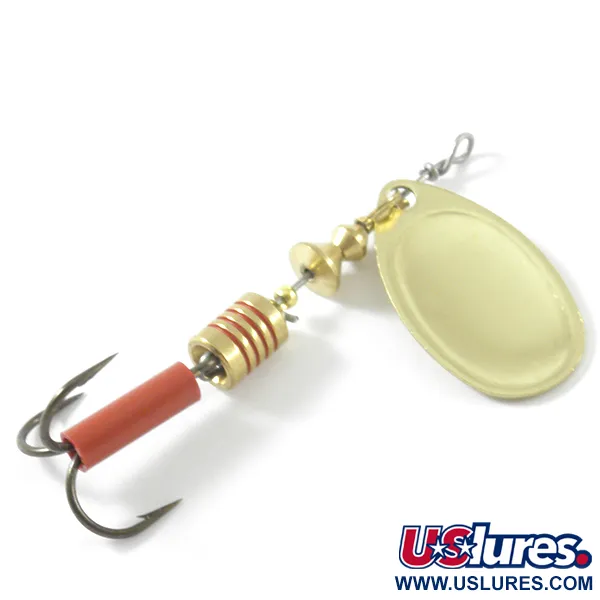 Mepps Aglia 2 Cucchiaino, Oro, 4.5g, Ancora con Attractor, #4512