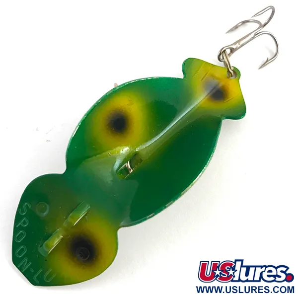 Herter's Spoon Lure Ondulante, Frog, 9g, Metallo Stampato, #4533