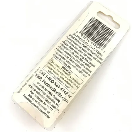 Panther Martin 2 Cucchiaino, Oro / Rosso, 1.77g, placcato oro, #4540