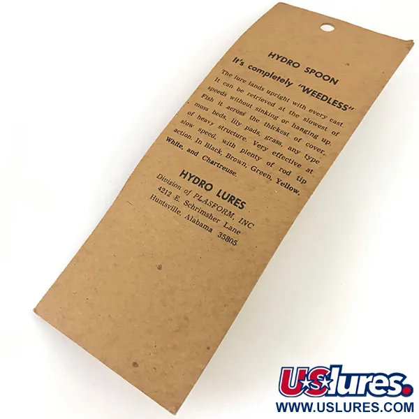 Hydro Lures Weedless Hydro Spoon Ondulante, Giallo/Rosso, 14g, Antialga, #4552