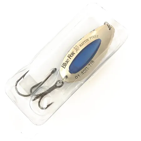 Blue Fox Rattlin Pixee UV Cucchiaino, Nickel / Blu, 24g, UV, #4556