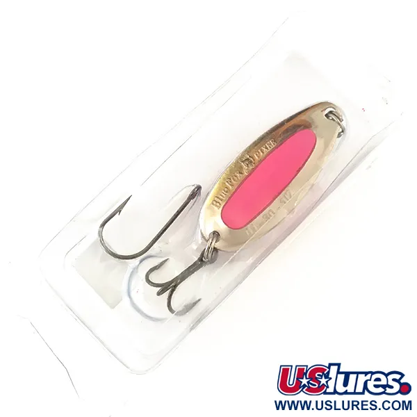 Blue Fox Pixee UV Ondulante, Nickel/Rosa, 14g, UV Bright, #4558