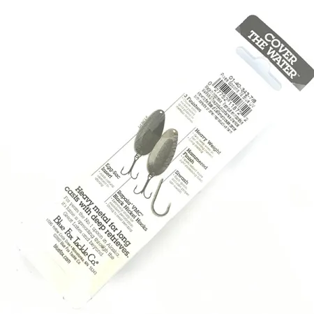 Blue Fox Pixee Ondulante, Hammered Nickel / Blue, 24g, UV Bright, #4588