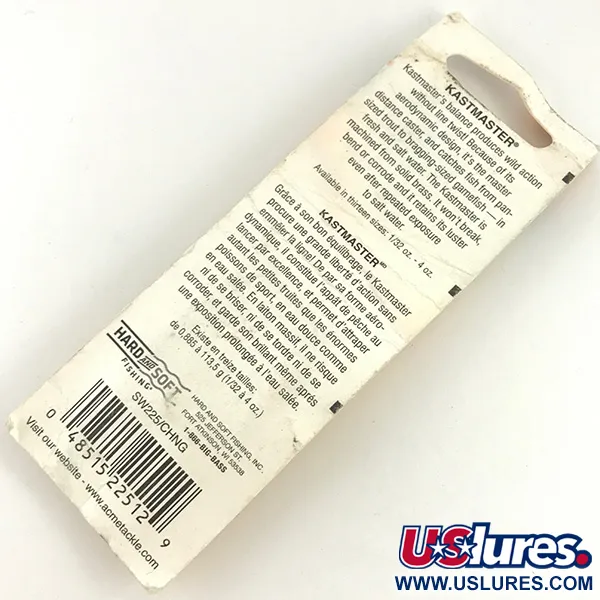 Acme Kastmaster Ondulante, Nichel / Verde, 2.5g, Aerodinamico, #4599