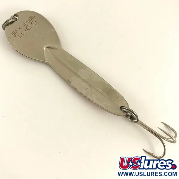 Ondulante Loco 4 Glen Evans, Nickel / Rosso, 23g, Prismatico, #4600