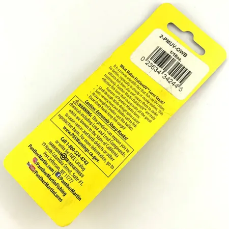 Panther Martin 2 Cucchiaino, Trota Iridea, 2.5g, FishSeeUV, #4602