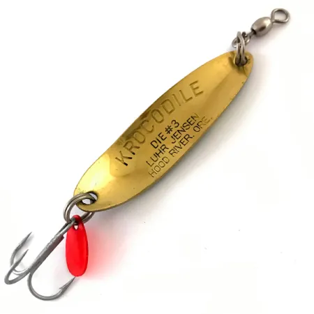 Luhr Jensen Krocodile Die #3 Ondulante, Frog / Ottone, 10g, #4615