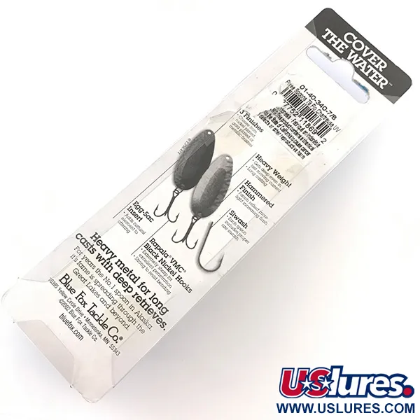 Blue Fox Pixee UV Ondulante, Nichel martellato/Blu, 24g, UV, #4621