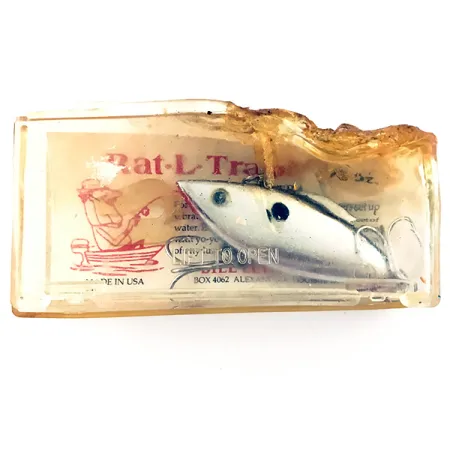 Bill Lewis Rat-L-Trap Lipless Crankbait, Argento, 10g, Vintage, #4622