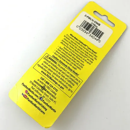 Panther Martin 2 UV Cucchiaino, Trota iridea, 1.75g, UV, #2-PMUV-OWB