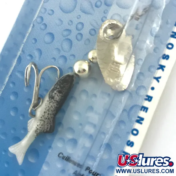 Renosky Sonic Swing Minnow 0 Esca Ibrida, Argento, 2g, Tail-Flex, #4639