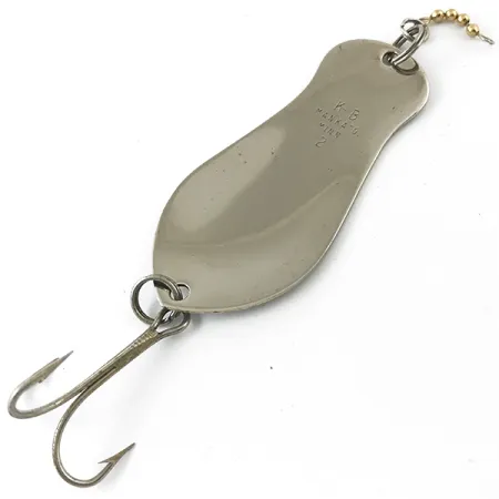 K-B Bait K-B Spoon 2 Ondulante, Nichel, 14g, Catenella Ottone, #4649
