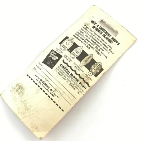 Mepps Aglia 1 Cucchiaino, Rosso/Bianco/Oro, 3.5g, Rotazione, #4660