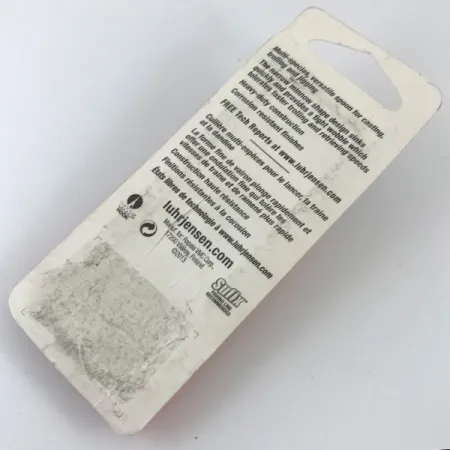 Luhr Jensen Krocodile Die #3 Ondulante, Nichel/Rosso, 10g, #4681