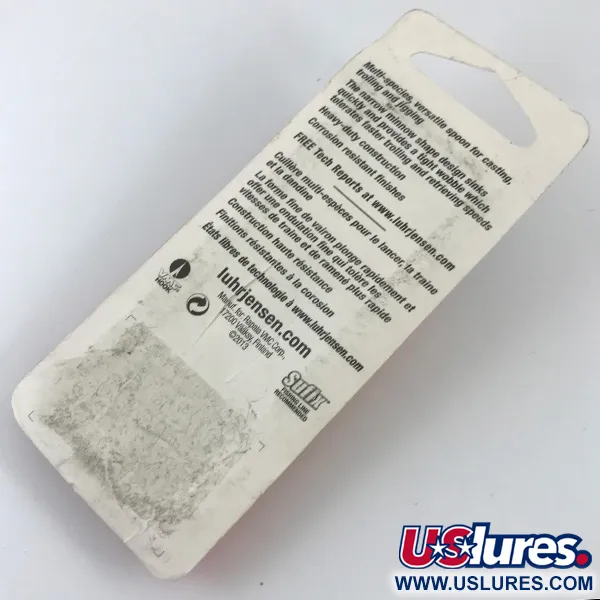 Luhr Jensen Krocodile Die #3 Ondulante, Nichel/Rosso, 10g, #4681