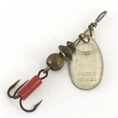 Mepps Aglia 0 Cucchiaino, Argento, 2.2g, Guaina Rossa, #4682