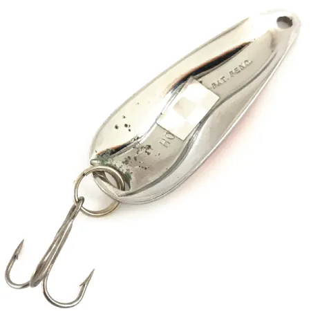Luhr Jensen Hot Shot W Spoon, Nickel/Rosso/Bianco, 9g, Vintage, #4703