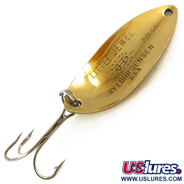 Luhr Jensen Little Jewel Ondulante, Oro, 14g, Vintage, #4717