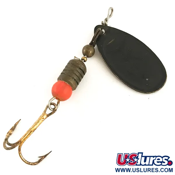 Mepps Comet 2 Cucchiaino, Nero, 4.3g, Ottone, #4724