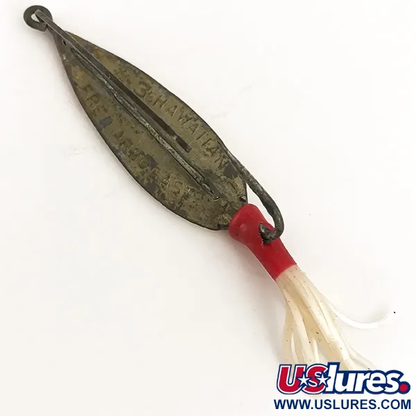 Fred Arbogast 3 Hawaiian, Bianco e Rosso, 16g, Ondulante Antialga #4727