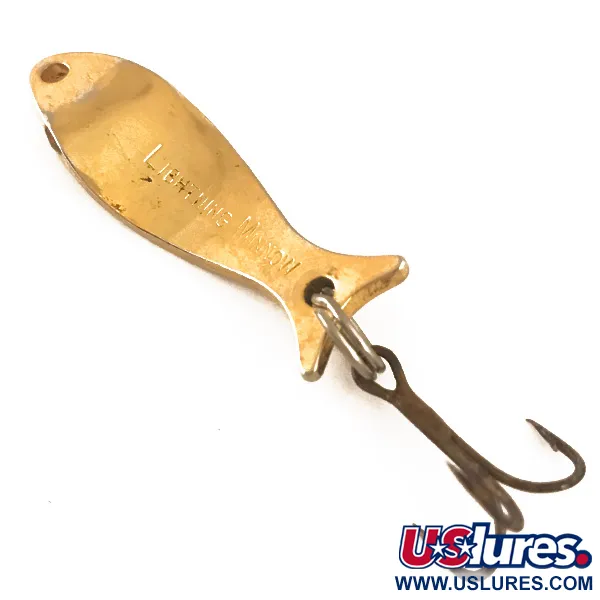 Luhr Jensen Lightning Minnow Ondulante, Oro, 5.5g, USA, #4740