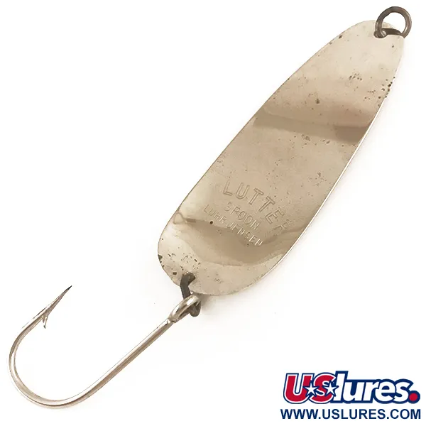 Luhr Jensen Flutter Spoon UV Cucchiaino, Verde neon, 7,5g, UV, #4746