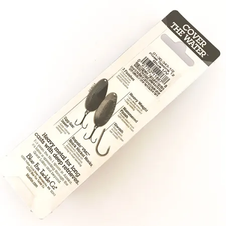 Blue Fox Pixee Ondulante, Nichel martellato/Blu, 14g, Inserto UV, #4748