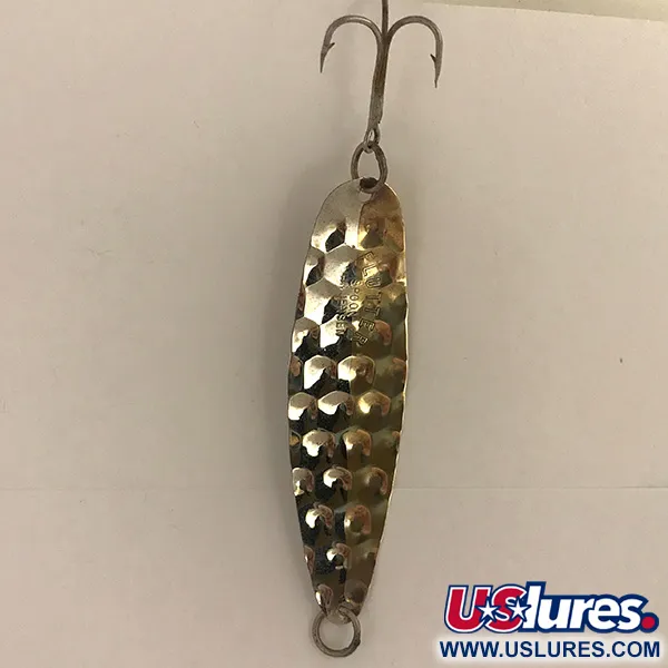 Ondulante Luhr Jensen Flutter Spoon, Hammered Silver / Gold, 5g, #4750