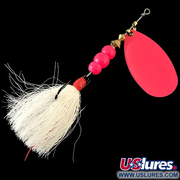 Mepps Aglia 4 dressed UV Cucchiaino, Rosa, 10g, Finitura UV, #4751