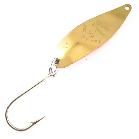 Mepps Syclops 1 UV Cucchiaino, Rosa / Ottone, 12g, #4757