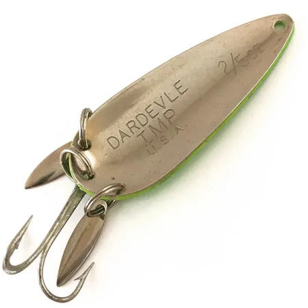 Cucchiaino Eppinger Dardevle Imp Klicker UV, Verde/Nickel/UV, #4771