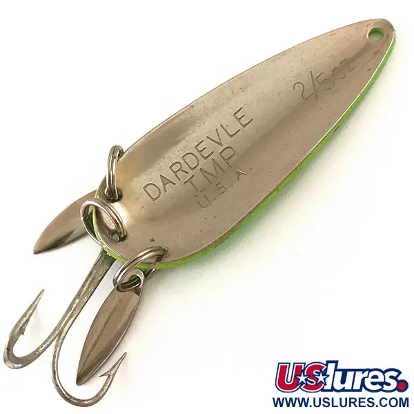 Cucchiaino Eppinger Dardevle Imp Klicker UV, Verde/Nickel/UV, #4771