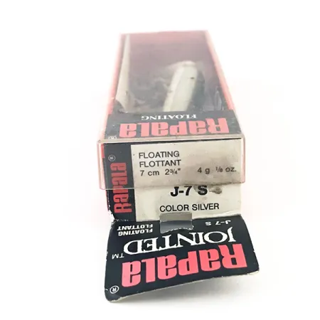 Rapala Jointed J-7 Snodato, Silver, 4g, Balsa, #4792