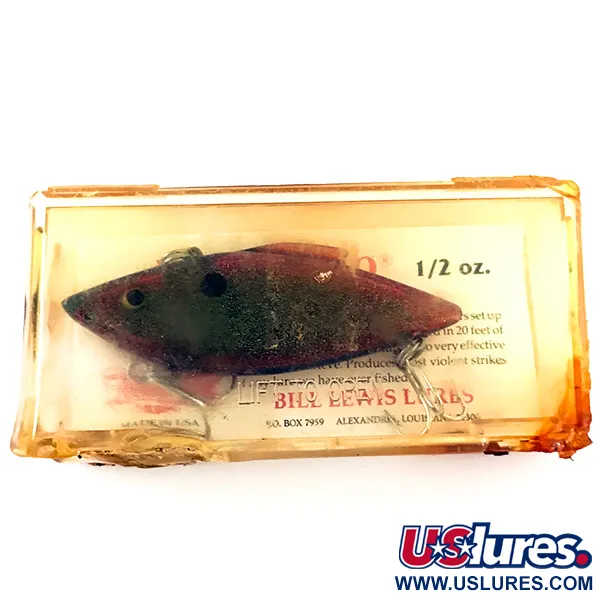 Bill Lewis Rat-L-Trap Lipless, Red Green Glitter, 14g, Rattle, #4793