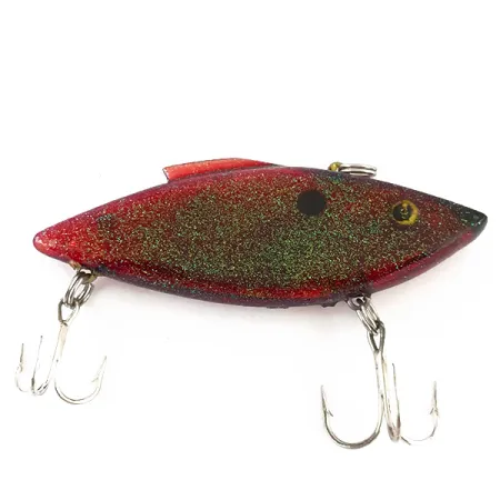 Bill Lewis Rat-L-Trap Lipless, Red Green Glitter, 14g, Rattle, #4793
