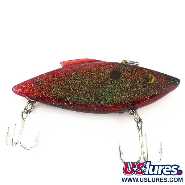 Bill Lewis Rat-L-Trap Lipless, Red Green Glitter, 14g, Rattle, #4793